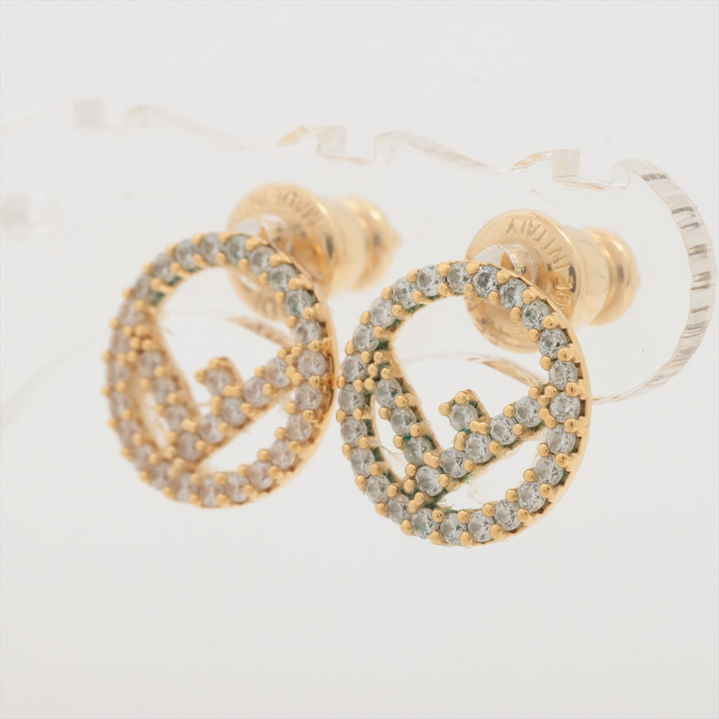 Fendi F-logo Small Hoop Earrings In Metallic Lyst, 60% OFF